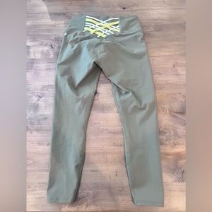 Fabletics high waisted green powerhold